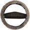 Reissner Lammfelle | LERA-15-SIL | Lenkradbezug Lenkradschoner Lenkradhülle für Auto und Wohnmobil | Echtes Merino Lammfell | Florhöhe 15mm | passend für ⌀40cm | Anti Rutsch | Farbe Silber grau