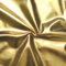 STOFFKONTOR Gold Stretch Folienjersey Stoff Meterware