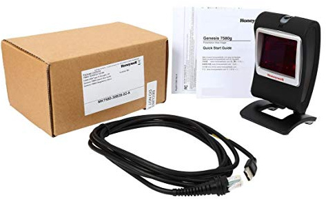 Honeywell 2D Barcode-Scanner Genesis 7580 G Imager silver, black Desktop-Scanner (Stationär) USB