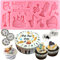 Silikonform Musikinstrumente Backform für Schokolade Keks Fondant Deko Polymer Ton