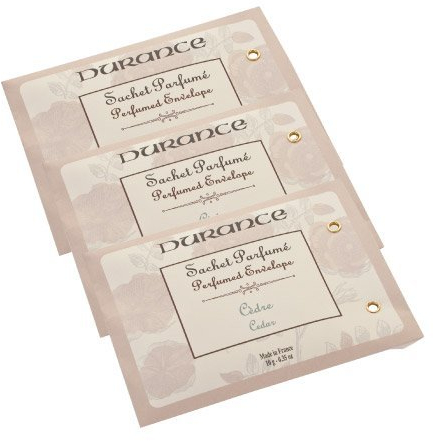 Durance de Provence Duftsäckchen, groß, 10 g, Zedernholz, 3 Stück