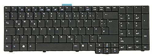 acer Tastatur deutsch (DE) schwarz TravelMate 7730 Serie (Original)
