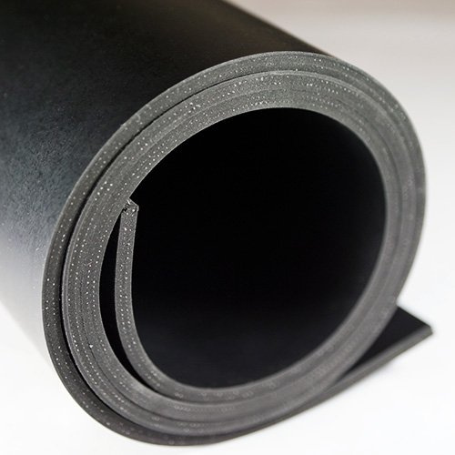 1m² Gummiplatte, Stärke: 5mm, 1,20m x 0,83m, NR/SBR, mit Einlage