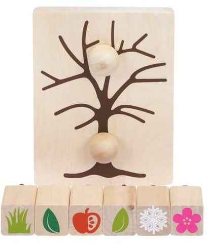 Sunnysue 200-07 Stempel Stempelset Jahreszeitenbaum, 7-TLG