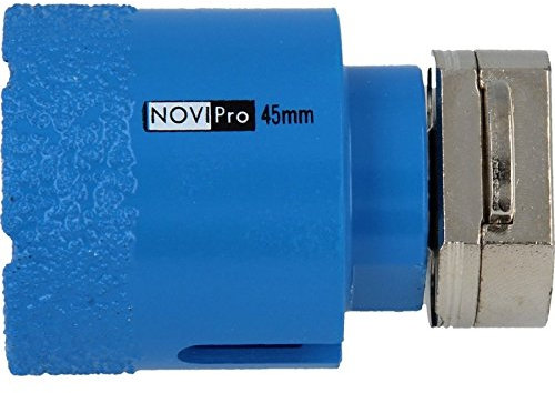 scie cloche diamanté - avec adaptateur intégré - 45 mm - novipro 9631045