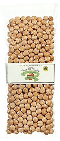 Haselnüsse aus dem Piemont geröstet. Haselnusskerne ganz premium Qualitätsware Natural. Terra delle Nocciole 500 g