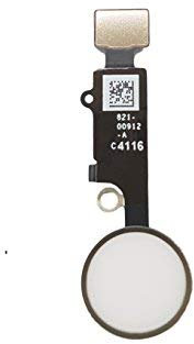 Smartex| Home Button Flexkable kompatibel mit iPhone 6 – Weiß Homebutton Schalter Ersatzteil