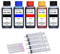 Tintenpatronen Nachfüllset - 5 x 100 ml Tinten für Drucker-Patronen PGI-550 + CLI-551 - für Pixma IP 7250 8750 IX 6850 MG 5450 5550 5650 5655 6350 6450 6650 7150 7550 MX 725 925
