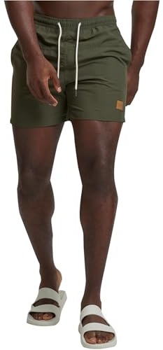 Urban Classics Homme Block Swim Shorts de bain, Olive/Olive, 5XL EU