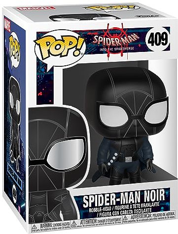 Funko POP! Bobble: Marvel: Spider-Man: Into the Spider-Verse: Spider-Man Noir