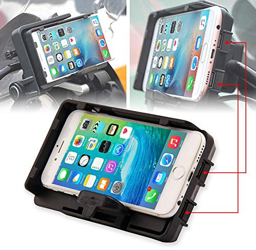 Motorcycle Phone Mount with USB Charger Mobile Phone holder GPS Navigation Bracket for BMW R1200GS R1250GS LC ADV Adventure F700GS F800GS F750GS F850GS for Honda CRF1000L Africa Twin Accessories