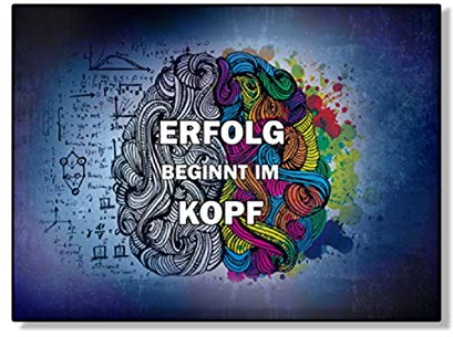 4Good Premium motivations Poster, als Dekoration Wohnzimmer, Buero bild, Deko schlafzimmer, Bilder Set Modern für Fitness Deko Plakat motivation Gym Poster und Esszimmer Wanddeko WBM10-A4