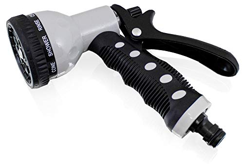 Bituxx 9in1 Multi Bewässerungspistole Schlauchpistole Gartenbrause Handbrause Schlauchbrause Sprühpistole Wasserspritze