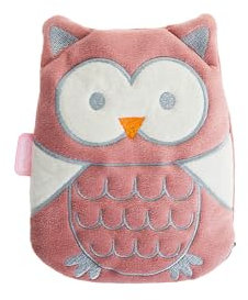 Babyjem Eule Kirschkernkissen Wärmekissen für Babys, Dunkel Rosa