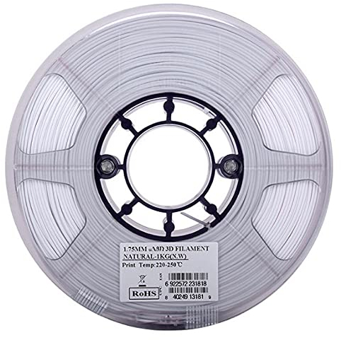 MSNJ POM-Filament 1.75mm, 3D-Druck-Filament, Polyoxymethylen (POM), 1kg, 310m, Weiß, 1000 Gramm