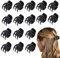 16 Pezzi Clip per Capelli Plastica, VEGCOO Pinze per Capelli Fermagli per Capelli Antiscivolo, Artiglio di Capelli di Medie Dimensioni per Ragazze e Donna (B)