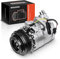 Frankberg Compresor de aire acondicionadocon embrague Diesel Compatible con 5 Series E60 E61 Serie 3 E90 E91 E92 6 Series E63 E64 Replace# 64526946871incl. aceite premezclado