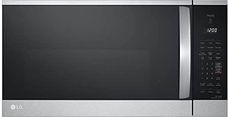 1.8 cu. ft. 30 in. W Smart Over The Range Microwave Oven with EasyClean in PrintProof Stainless Steel 1000-Watt