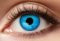 Balinco Lentes de Contacto Color sin receta, con Motivo, Ojos, Accesorios Disfraces para Cosplay, Halloween, Carnaval, Mardi Gras, Dia los Muertos, Fiesta, Festival, Rave Azul Profundo