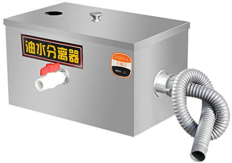 Commercial Grease Trap Stainless Interceptor,Oil-Water Separators,Waste Fat Filter,Stainless Steel,for Restaurant,Treating Mineral Oil, Animal Oil, Vegetable Oil, Mixed Oil