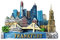 Frankfurt Deutschland Kühlschrankmagnet Reise Souvenir Kühlschrank Dekoration 3D Magnet Aufkleber Handgemalt Handwerk Kollektion