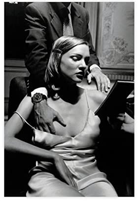 FISH DRAGATE Helmut Newton Fotografie-Poster 7 Leinwandposter Wandkunst Dekor Druck Bild Gemälde für Wohnzimmer Schlafzimmer Dekoration Rahmen Stil 30 x 45 cm