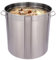 Pentola Multifunzione in Acciaio Inox 98L/130L/168L Con Coperchio - Per Cucinare, Conservare e Uso Quotidiano (98L)