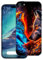 WUACYEAMING Hülle für iPhone 5/5S/SE(2016),Aesthetic Motiv Weiche Silikon Muster TPU Bumper Stoßfest Schutzhülle Transparent Mädchen mit Cover HandyHülle case Pattern-(Zwei Wölfe)