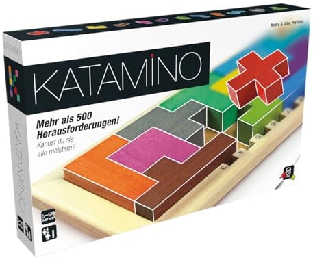Gigamic, Katamino, Familienspiel, Holzspiel, 1-2 Spieler, Ab 8+ Jahren, 10 Minuten, Deutsch, Mehrfarbig, Bunt