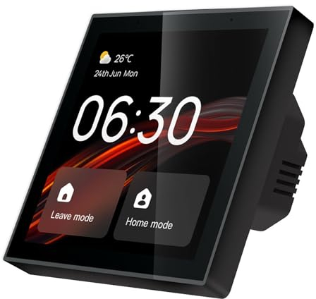 Panel de control de hogar inteligente, Alexa integrado, centro de control de pantalla RERE de 4 pulgadas para la aplicación Tuya Smart Life, hub Zigbee3.0 integrado y puerta de enlace de malla BLE