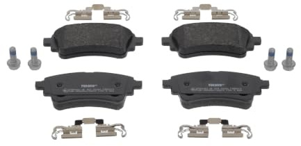 FERODO FDB5410 Bremsbelagsatz Bremsbeläge Hinten mit Zubehör Kompatibel mit AUDI A4 B9 Avant 8W5, 8WD