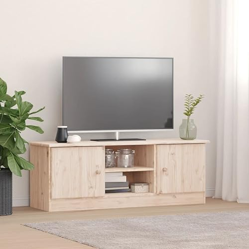 LAPOOH TV-Schrank ALTA 112x35x41 cm Massivholz Kiefer, TV Lowboard, Fernsehschrank, Fernsehtisch, Fernseher Schrank, TV Sideboard, TV Board, TV Cabinet, TV Bank, TV Kommode