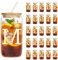 YiYa 550 Ml Vaso de Cerveza con Tapa y Pajita (M)