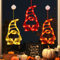 LOLStar Thanksgiving Deko, 3er-Pack Herbst Fenster Lichter mit Rot Gelb Orange Gnome Zwerg LED Lichter, Batteriebetrieben (nicht enthalten) 2024 Upgrade Slow Fade Modus Timer Herbst Deko Indoor Zimmer