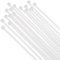 sourcing map 100PCS Cable Zip Ties 14 Inch, Self-Locking Nylon Wire Ties Heavy Duty with 50 LBS Tensile Strength for Indoor and Outdoor, White