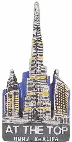 Burj Khalifa Kühlschrankmagnet, Motiv: Vereinigte Arabische Emirate, Tourismus, Souvenir, Kühlschrankdekoration, magnetisch, 3D-Aufkleber