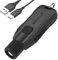 Keyring Torch Zoomable - 380 Lumen LED Small Flashlight, Rechargeable, EDC Mini Light, Bright Pocket USB.