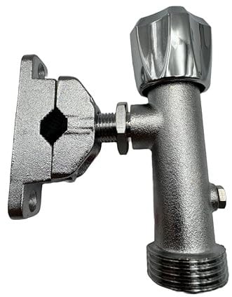 Aretro Self Cutting Washing Machine Tap, for 15mm Pipe, 3/4' Male Thread, Chrome Appliance Tap, with Check Valve (with Check Valve)