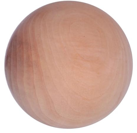 SHINEOFI Palline Di Legno Sferiche Da 8 Cm Palline Di Legno Non Finite Per Artigianato Kit Di Accessori Artigianali Per Progetti Di Arredamento Per La Casa