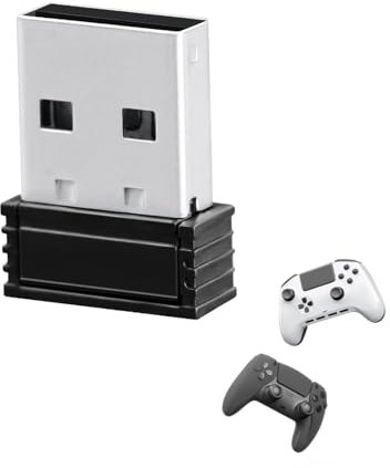 Adaptador Bluetooth para PC, Adaptador Mando Inalámbrico, Adaptador Dongle USB-C Bluetooth, Audio USB Dongle Bluetooth, Adaptador de Controlador Inalámbrico, Convertidor de Adaptador de Controlador