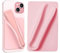 TPZORJX Lipgloss-Schutzhülle für Handy, lipgloss handyhülle，handyhülle lipgloss halter，seidiges Silikon, zum Aufkleben, kompatibel mit iPhone, Samsung, Galaxy, Android-Smartphones (Rosa)