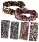DECOMELODY 6stücke Teiliges Leopard-stirnbänder Für Elastische Atmungsaktive Sport-haarbänder Für Yoga Und Fitness Knotenförmiges Design Weich Und Hautfreundlich