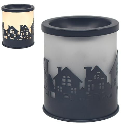 L & P Home & Gifts Lesser & Pavey Desire Aroma Skyline Decor Table Lamp