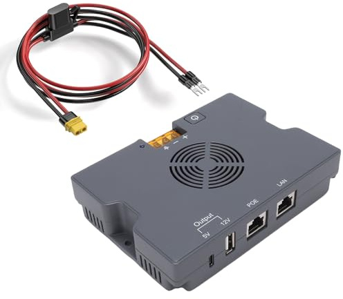 Mavaol Injecteur PoE adapté au kit de Conversion de Sortie Gen3 Dishy 6A 350W avec interfaces USB A Type C et connecteur XT60