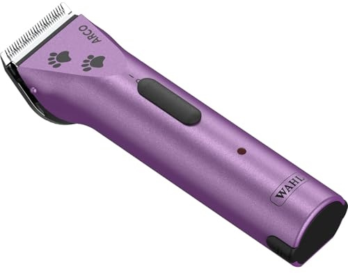 Wahl Professional Animal Arco Pet, Dog, Cat, and Horse Cordless Clipper Kit, Purple (8786-1001)