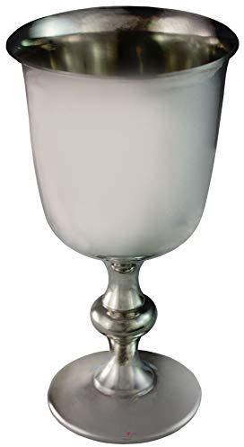 I LUV LTD Calice Gobelet à Vin en Étain Design Simple Tige Évasée en Forme de Lèvre 5