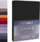 DecoKing Spannbettlaken 200x200 200x220 cm 100% gekämmte Baumwolle Schwarz Spannbetttücher Jersey Boxspringbett Amber 200 x 200 200 x 220