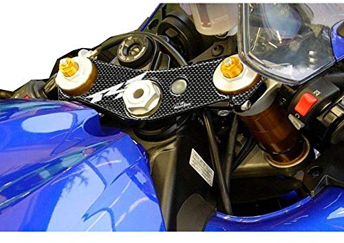 Resin Bike Aufkleber für Motorrad Kompatibel mit Yamaha R1 2000-2001. Gabelschutz vor Stößen und Kratzern. 3D-Harzklebstoff. Motorrad-Gadget - Stickers - Made in Italy