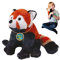 EcoBuddiez - Roter Panda von Deluxebase. Großes 30cm weiches Plüschtier aus recycelten Plastikflaschen. Umweltfreundliches kuscheliges Geschenk für Kinder und süß Stofftier für Kleinkinder.