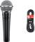 Shure Dynamic Microphone Shure Sm58-S Black and Silver, Vocal Cardiodie & Stagg 10 m Câble Microphone XLR - Phono de Haute Qualité - Noir